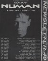 Gary Numan Newsletter No 48